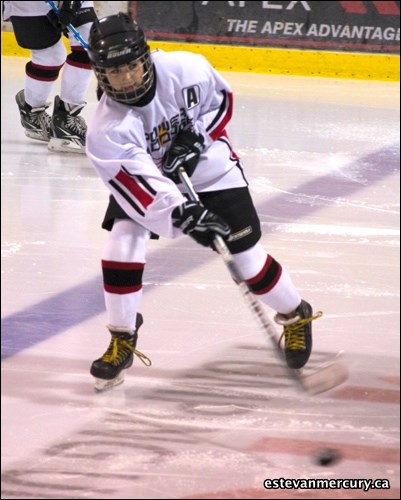 The bantam Estevan Chargers defeated the Regina Capitals 5-3 Jan. 28 at Civic Auditorium. If you recognize a friend tag them in our photos at: https://www.facebook.com/EstevanMercury