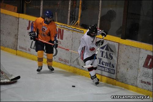 The Estevan Female Power Dodge bantam A Chargers took on team Russia December 23rd at the Civic Auditorium.