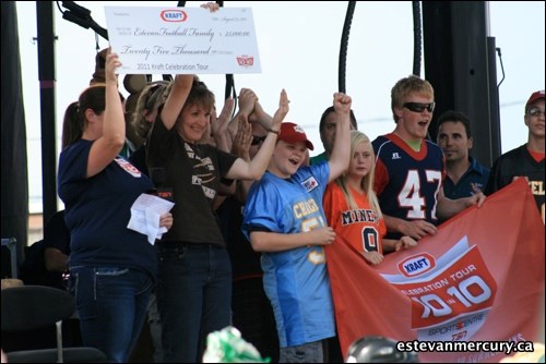 The Kraft Celebration Tour stopped in Estevan Aug. 25.