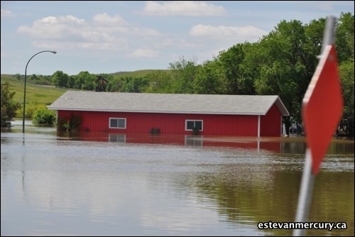 Flooding in Roche Percee has damaged many homes and properties.