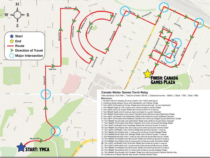 torch relay map