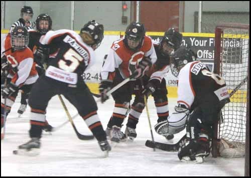 Action from Kinsmen arena over the weekend between the Thorsness Terriers and Whitewood.