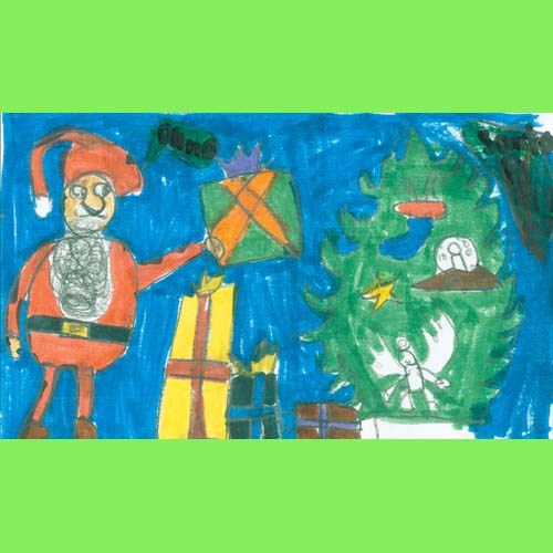 Christmas by Kyle Blommaert, M.C. Knoll School, Grade 2T.