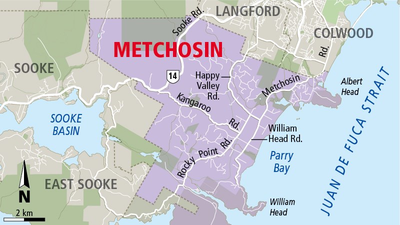 Metchosin map