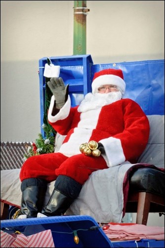 Santa Claus was the main attraction, as he made a personal visit to see who's naughty or nice. (We're all nice)