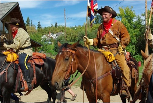 Modern day Steele's Scouts set out from Frenchman Butte Aug. 30 to trace the trail the original Scouts followed in 1885.