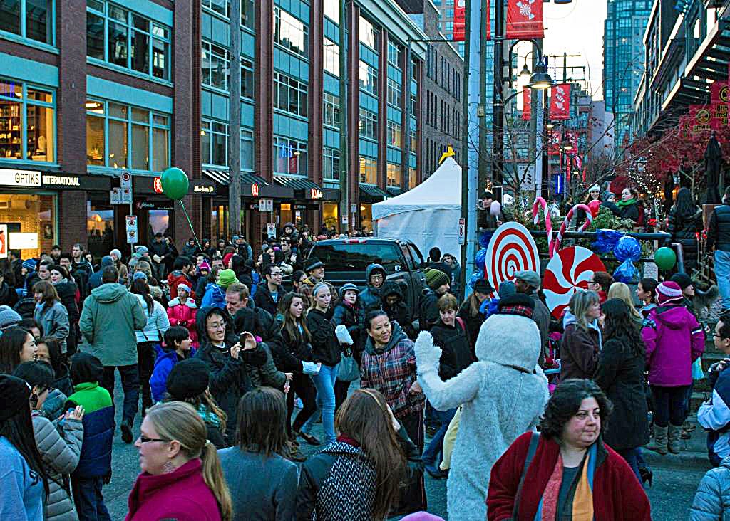 CandyTown transforms Yaletown for third year running