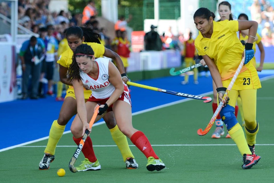 Kaelan Watson competed for Canada at the 2014 Glasgow Commonwealth Games. Photo Yan Huckendubler