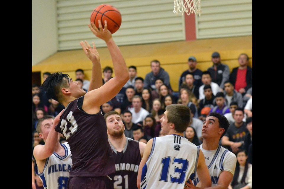 Jeremy Bariso played a big part in the Richmond Colts second half comeback as they pulled out a dramatic 91-89 victory over the McMath Wildcats on Thursday night to win their first senior boys city championship in 15 years.