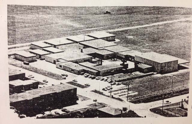 An arial shot of Manoah Steves in its early days