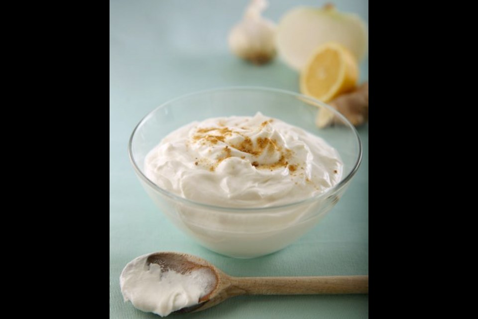 You can use Greek yogurt anywhere you use sour cream.