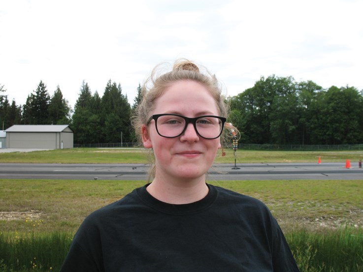 Nadine Jay-Reid drove the Cutlass in May, winning every race during the day and making it to the quarter-finals.