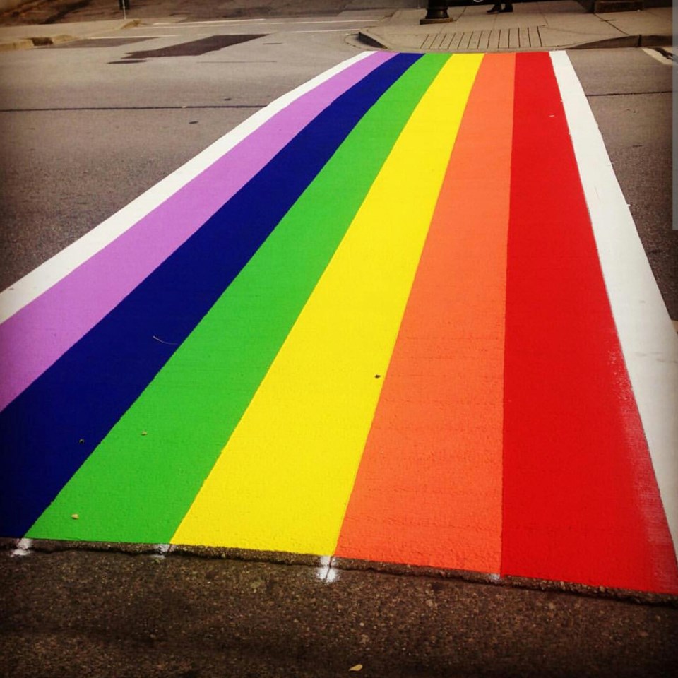 Crosswalk, rainbow