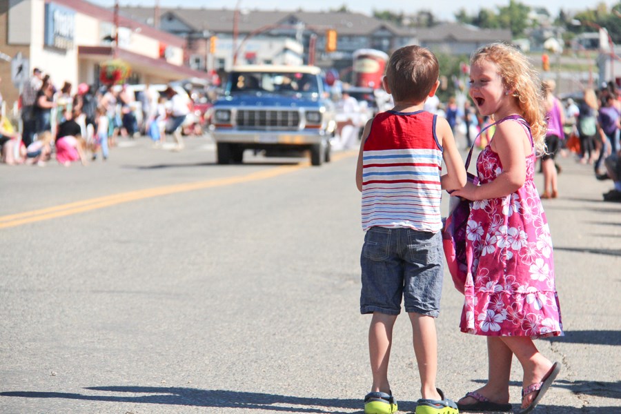 The floats with the most The 2015 Dawson Creek Fall Fair Parade