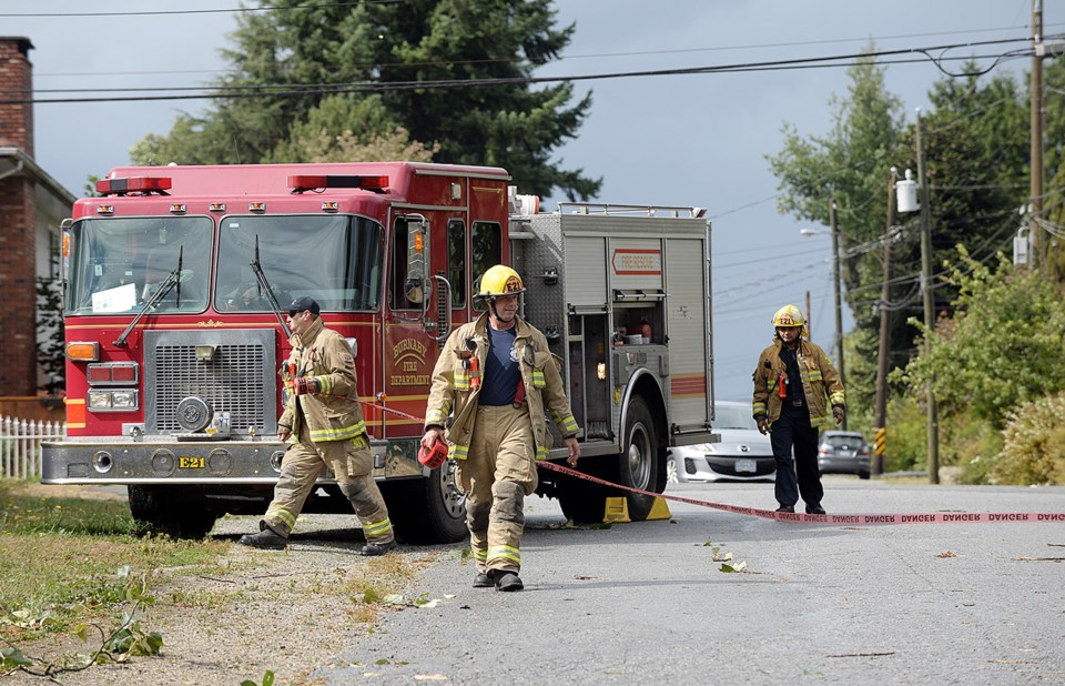 Burnaby firefighters