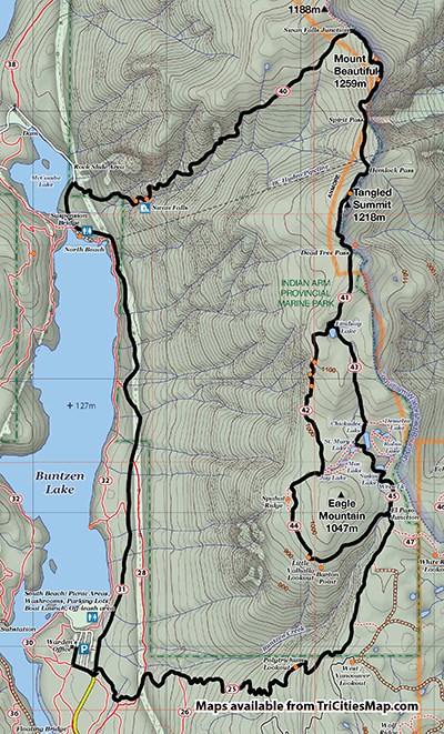 Swan Falls map