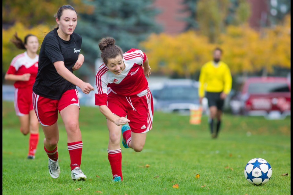 The 23rd annual Richmond Thanksgiving Soccer Tournament featured two days of action-packed games held throughout the city including this all-Richmond battle in the U17/U18 Division between Richmond United and eventual champions Richmond Ravens.