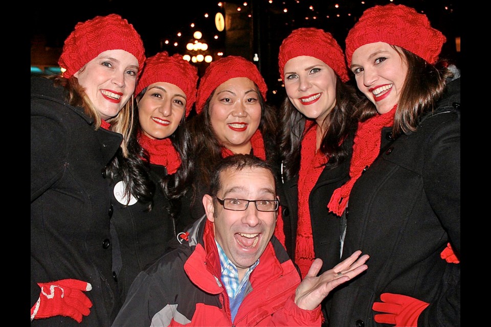 Vocal choral group Sweet Scarlett took home best creative performance at the inaugural Yule Dule caroling celebrations in Gastown, orchestrated by Jonathan Oldham of the Bloom Group. Proceeds benefited May’s Place Hospice in the Downtown Eastside.