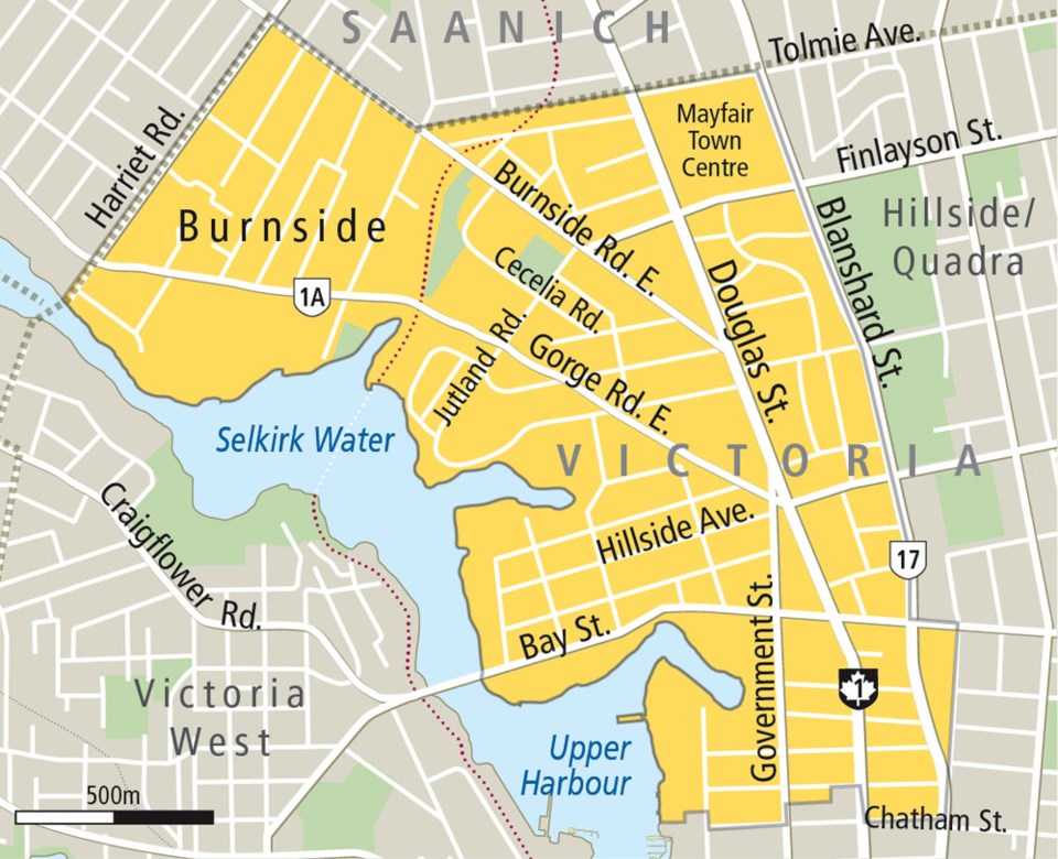 Burnside Gorge neighbourhood map