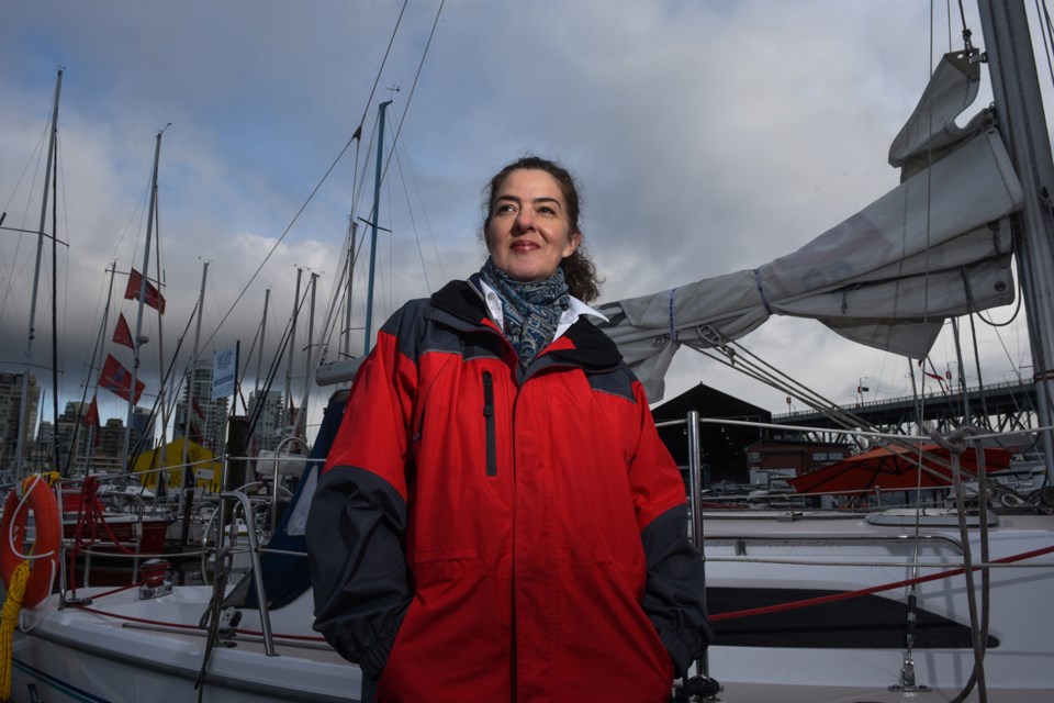 Tracey Hart is the director of marketing for Discover Boating Canada which put on free boating workshops for the public during the 54th annual 鶹ýӳBoat Show held Wednesday to Sunday at BC Place and Granville Island’s Maritime Market and Marina. Photograph by: Rebecca Blissett