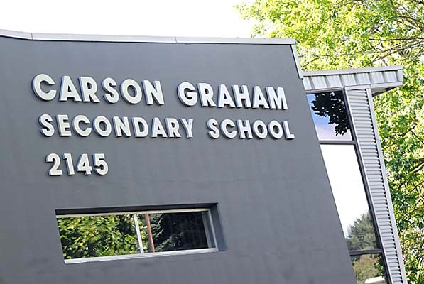 The newly rebuilt Carson Graham Secondary School reopens for the 2012-13 school year.