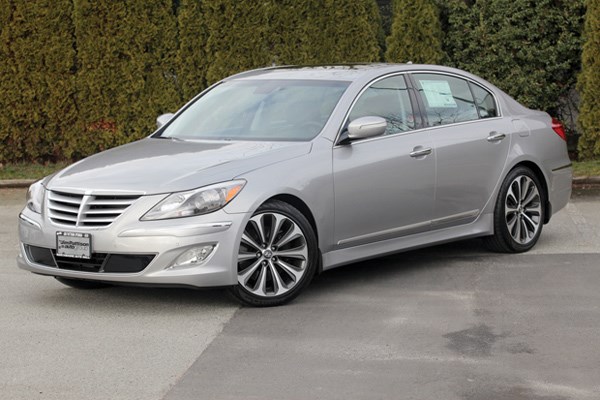 Hyundai has drawn a lot of praise for its Genesis line. The sedan, shown here, competes well with more expensive luxury brands while the coupe, reviewed below by David Chao, brings a lot of value to a class that includes muscled up cars like the Mustang and Camaro. The Genesis is available at Jim Pattison Hyundai.