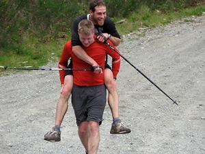 Hikers prepare for marathon shuffle