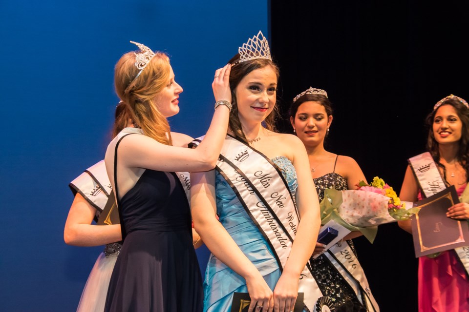 Emma Ciprian was crowned Miss New Westminster 2016 at a gala at Douglas College on April 2. Her mom Sarah (Fisher) was Miss Congeniality in 1989 and her cousin Mary Basso was Miss New Westminster in 1954.