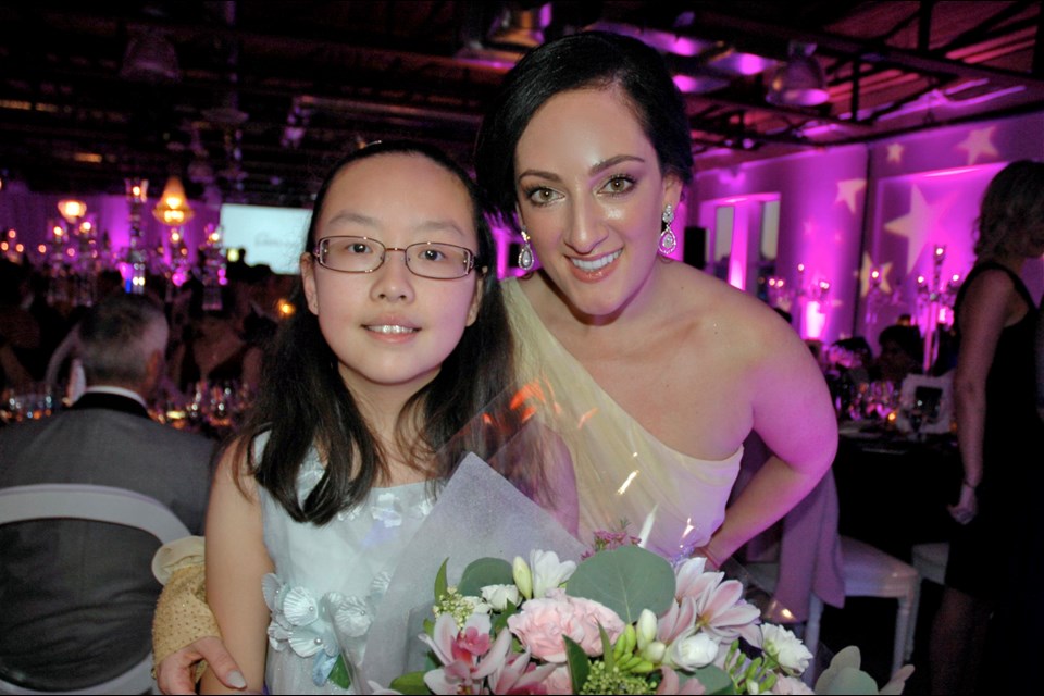 Wish kid Ida Yang performed at Jessica Hollander’s Night of Wonders Gala. The magical evening generated a record setting $242,000 for the B.C. and Yukon chapter of the Children’s Wish Foundation of Canada.