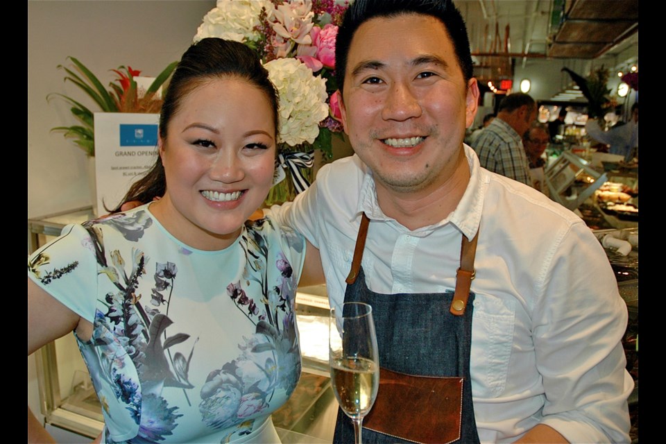 Jenice Yu’s Kitsilano F.I.S.H. store opening featured fresh seafood bites by Angus An’s Maenam restaurant, recently named the best eatery in the city by Van Mag.