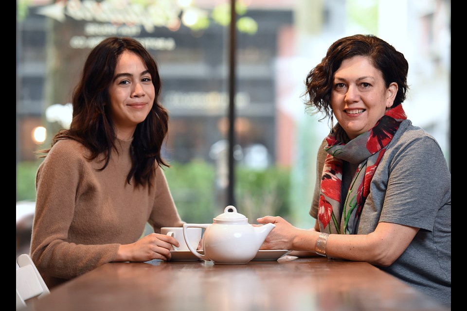 Mother and daughter team Michelle and Paisley Nahanee of Squamish Nation mix the contemporary with the traditional at the Capilano Tea House & Botanical Soda Co. Photo Dan Toulgoet