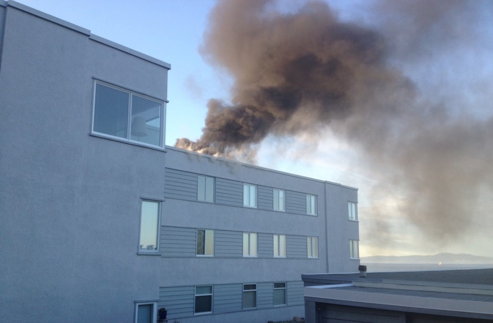 Oak Bay fire - photo