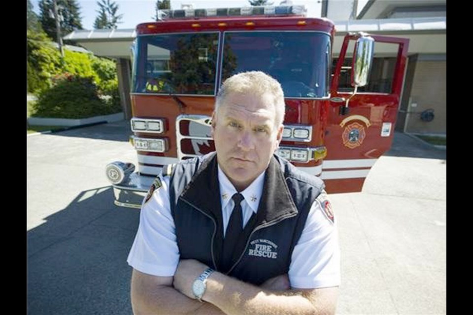 West Vancouver Fire Department assistant fire chief Jeff Bush: "We are saying to people, be very watchful."