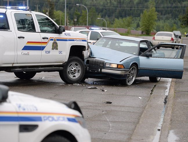 Man charged following collision with RCMP vehicle - Prince George Citizen
