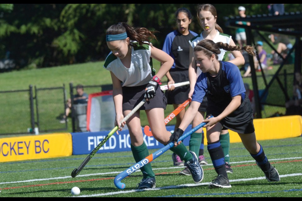 U13 RFHC Flickers took on the Lakers during last weekend's Field Hockey BC U12 Club Provincial Championships.