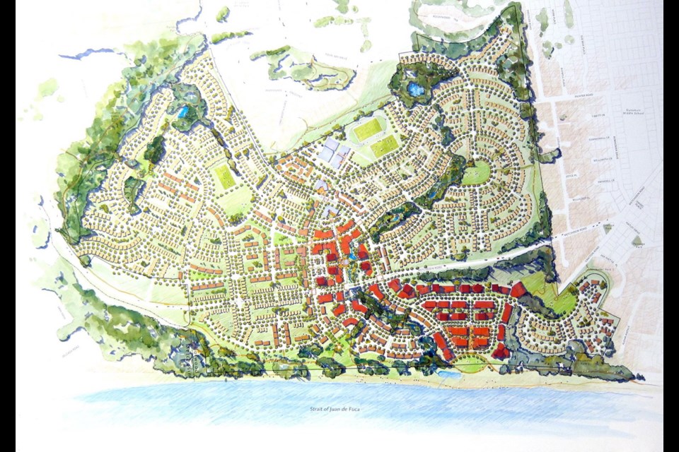 Layout of Royal Bay streets, homes and commercial developments.