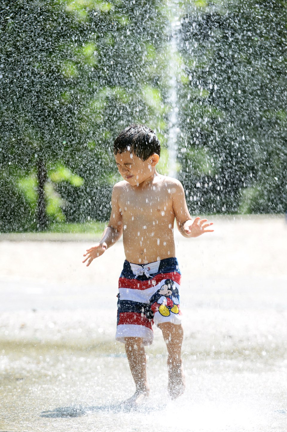 Central Park, splash park