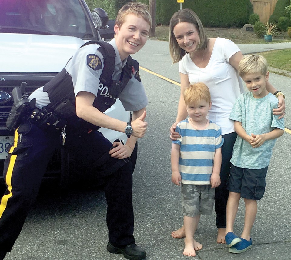 RCMP visits kids