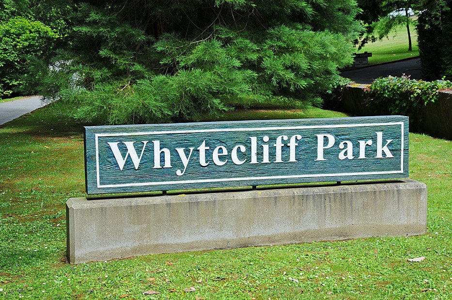 Whytecliff park sign