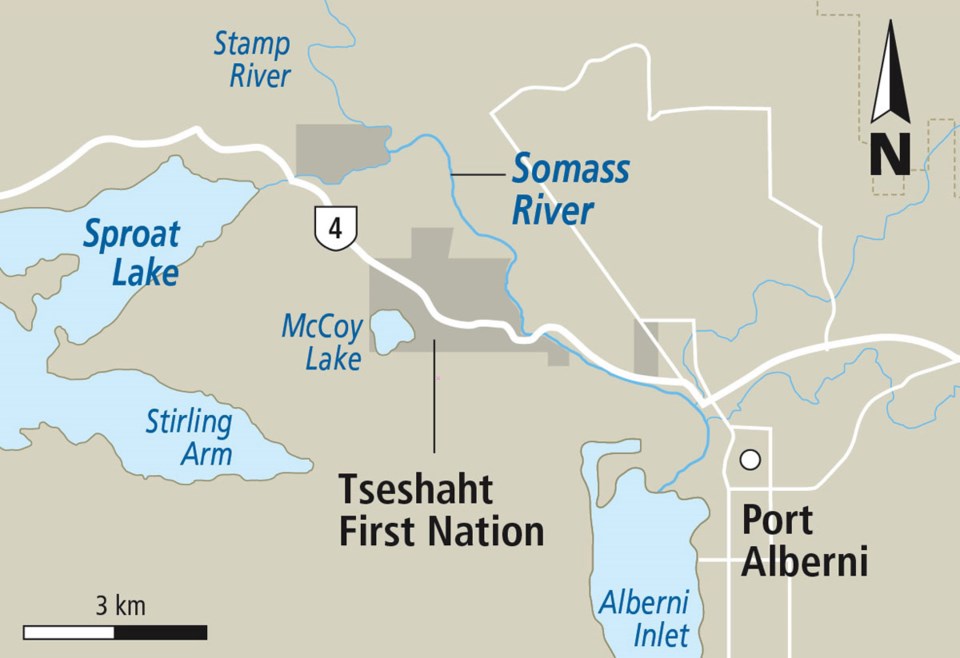 map - Somass River