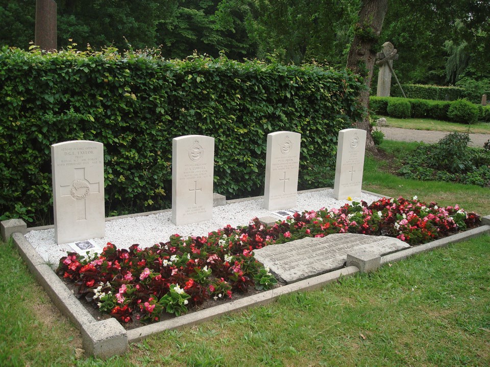 Henry Law and two of his crewmates are buried in a cemetery outside of the Dutch town, Haren. The th