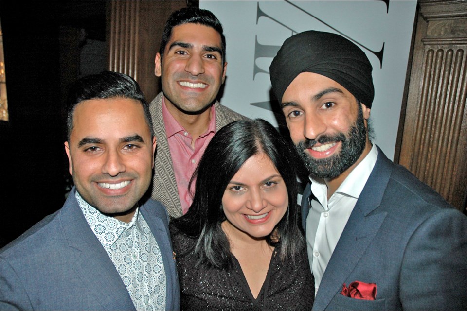 New kids making 鶹ýӳMagazine’s Power 50 list, Daily Hive founders Manny Bahia, Farhan Mohamed and Karm Sumal, backed Prem Gill, CEO of Creative BC.