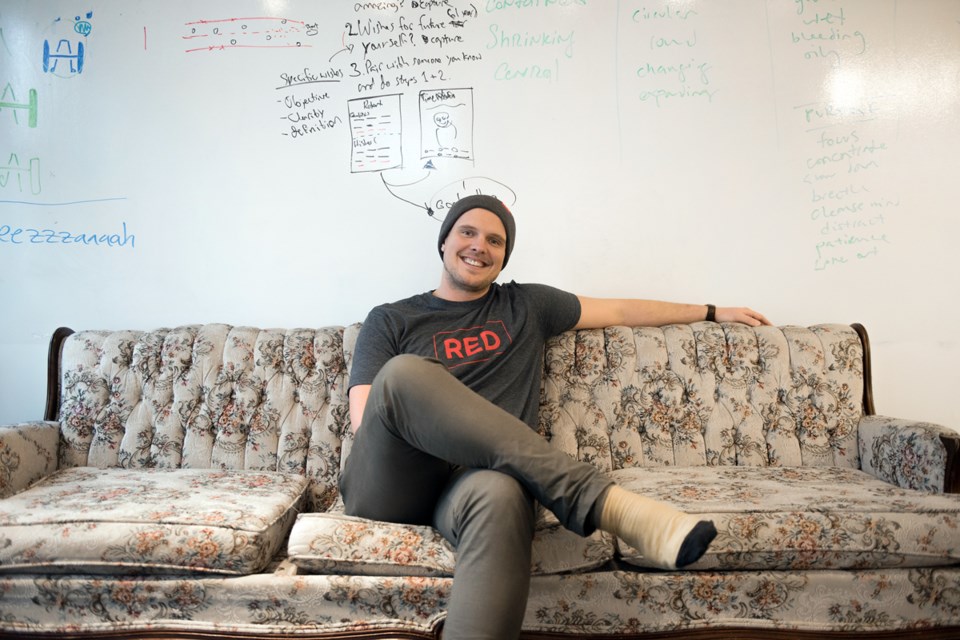 Sean Eikerman, RED Academy’s director of operations, graduated from UBC with a bachelor of commerce before discovering his passion for technology, education, and building small companies. Photo Rebecca Blissett