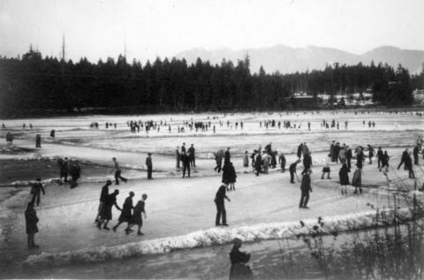 skating historical lost lagoon