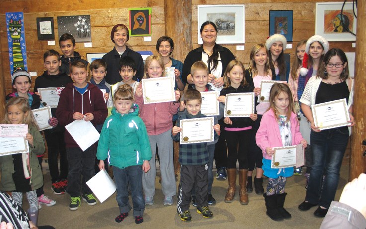 Young artists show early talent.