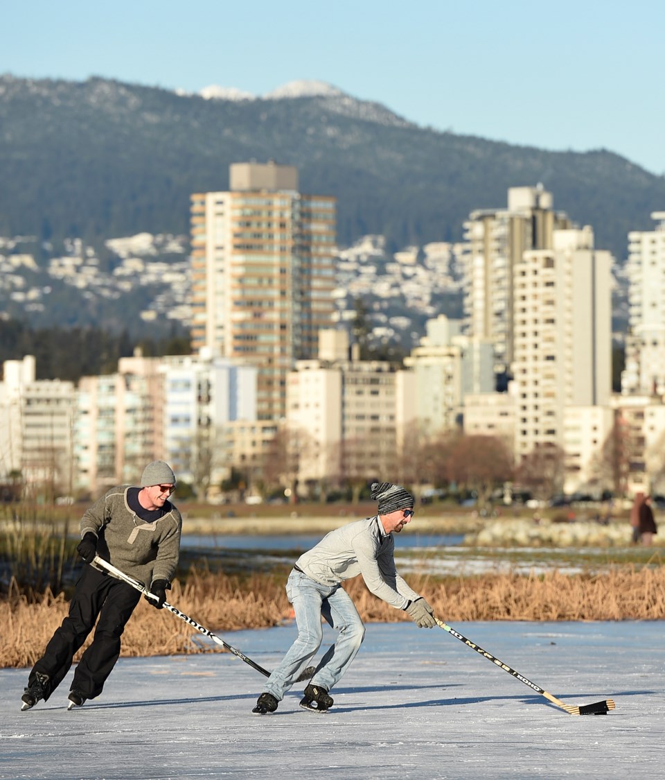 ice skating vanier park