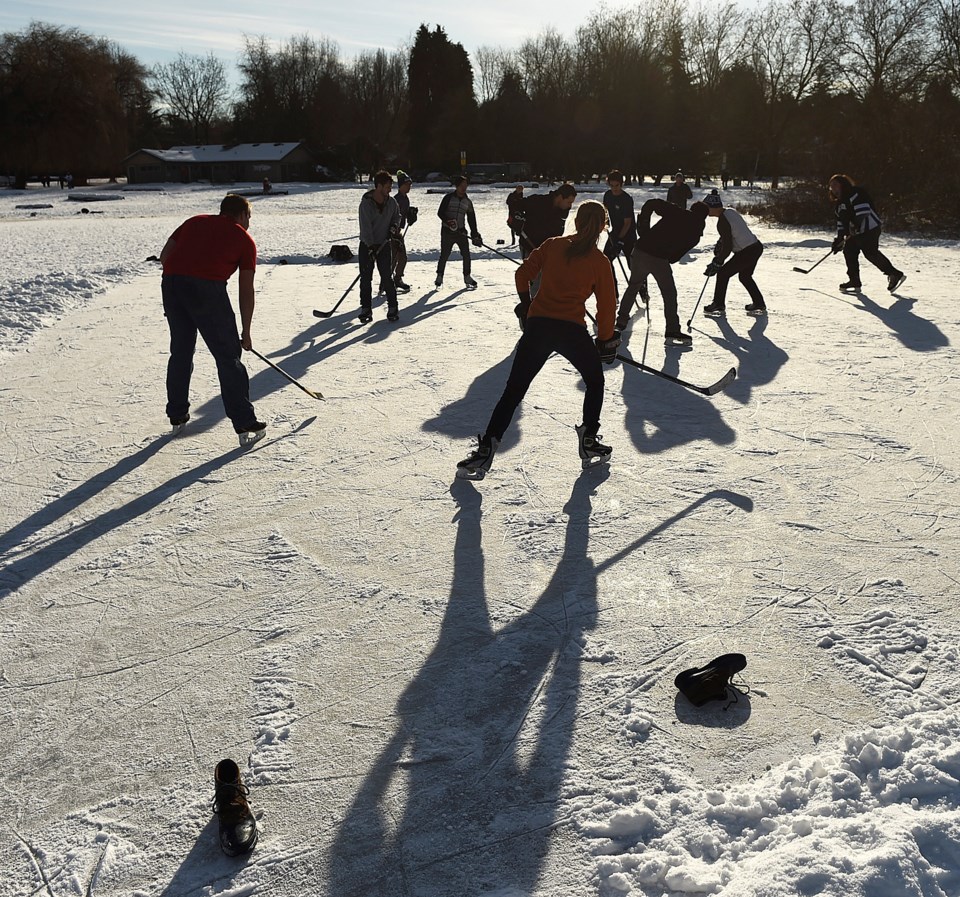 ice skating trout lake park