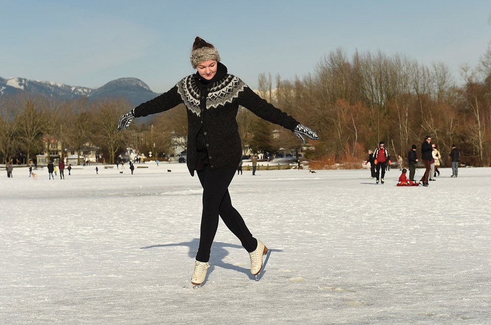 ice skating trout lake park