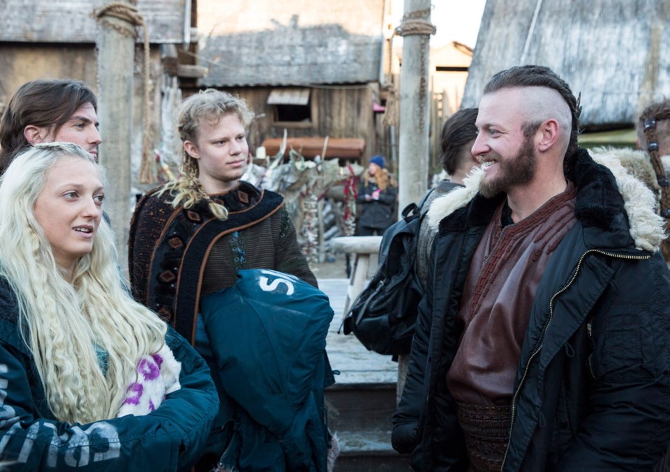 Small Screen: Blue Jay Donaldson plays warrior in Vikings - Victoria ...