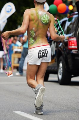 Crowds of spectators lined the streets of the West End Sunday to cheer on the participants of the annual Pride Parade.